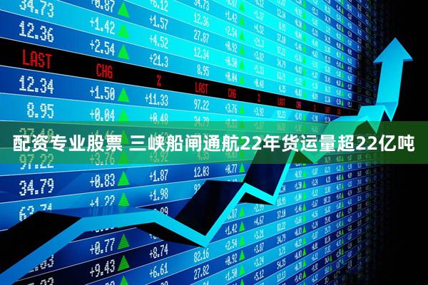 配资专业股票 三峡船闸通航22年货运量超22亿吨